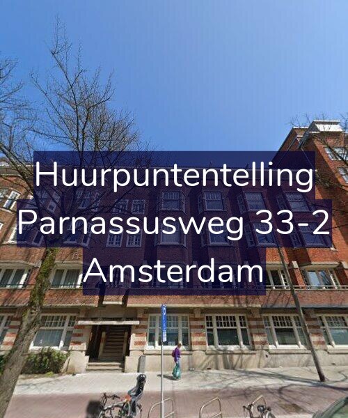 Foto gevel Huurpuntentelling voor Parnassusweg 33-2, Amsterdam