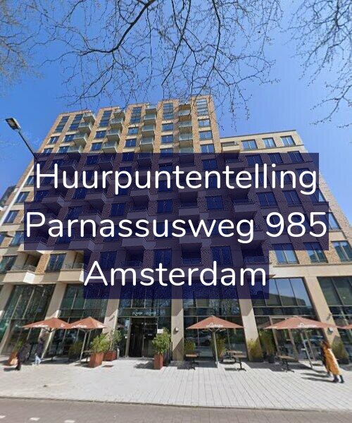Foto gevel Huurpuntentelling voor Parnassusweg 985, Amsterdam