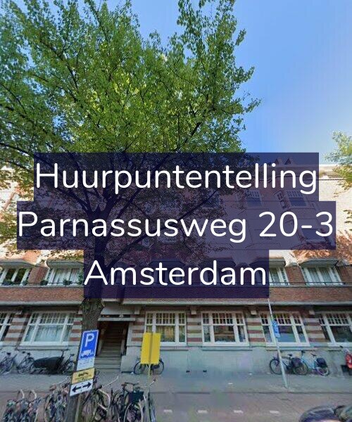 Foto gevel Huurpuntentelling voor Parnassusweg 20-3, Amsterdam