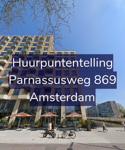 Foto gevel Huurpuntentelling voor Parnassusweg 869, Amsterdam