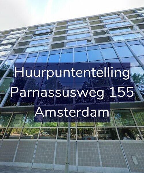 Foto gevel Huurpuntentelling voor Parnassusweg 155, Amsterdam
