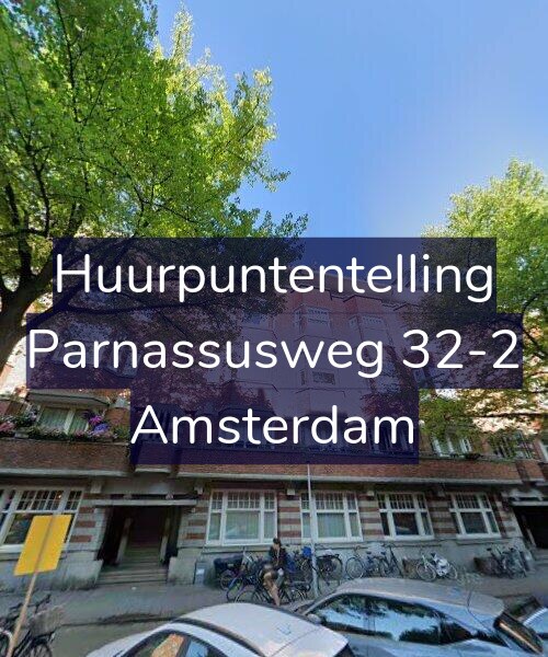 Foto gevel Huurpuntentelling voor Parnassusweg 32-2, Amsterdam