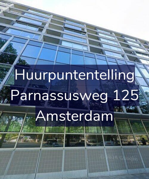 Foto gevel Huurpuntentelling voor Parnassusweg 125, Amsterdam