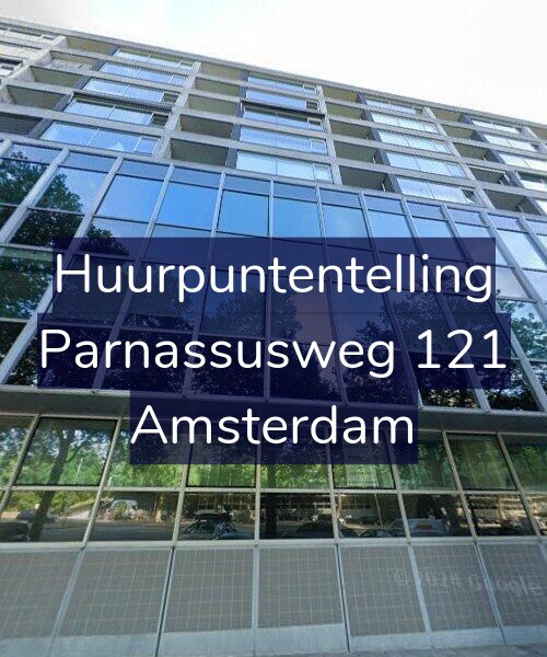 Foto gevel Huurpuntentelling voor Parnassusweg 121, Amsterdam