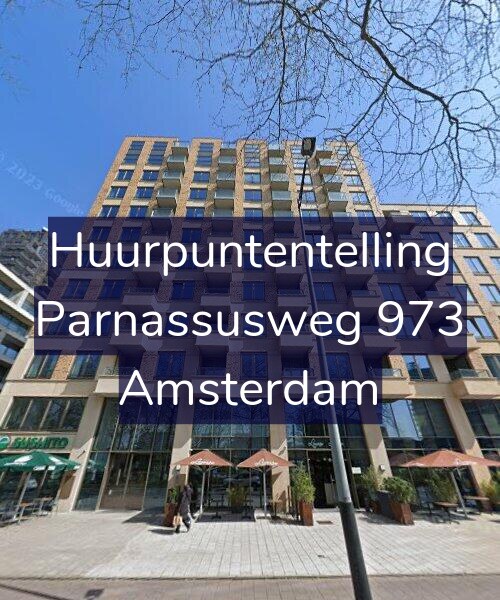 Foto gevel Huurpuntentelling voor Parnassusweg 973, Amsterdam
