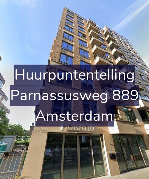 Foto gevel Huurpuntentelling voor Parnassusweg 889, Amsterdam