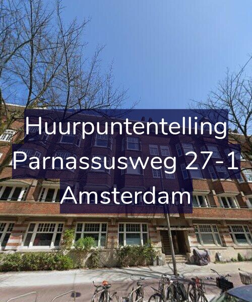 Foto gevel Huurpuntentelling voor Parnassusweg 27-1, Amsterdam