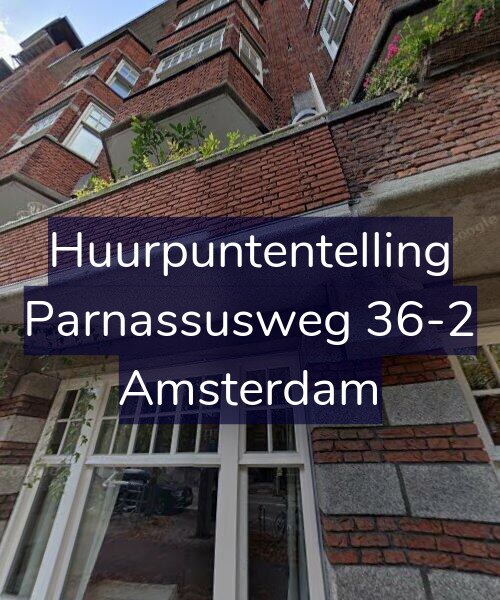 Foto gevel Huurpuntentelling voor Parnassusweg 36-2, Amsterdam