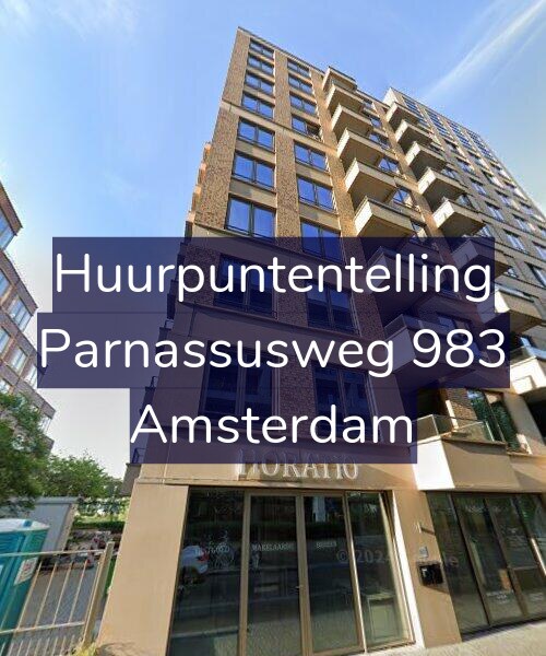 Foto gevel Huurpuntentelling voor Parnassusweg 983, Amsterdam
