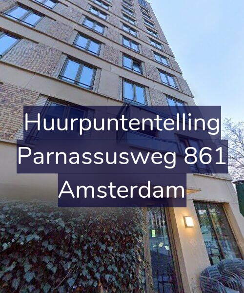 Foto gevel Huurpuntentelling voor Parnassusweg 861, Amsterdam