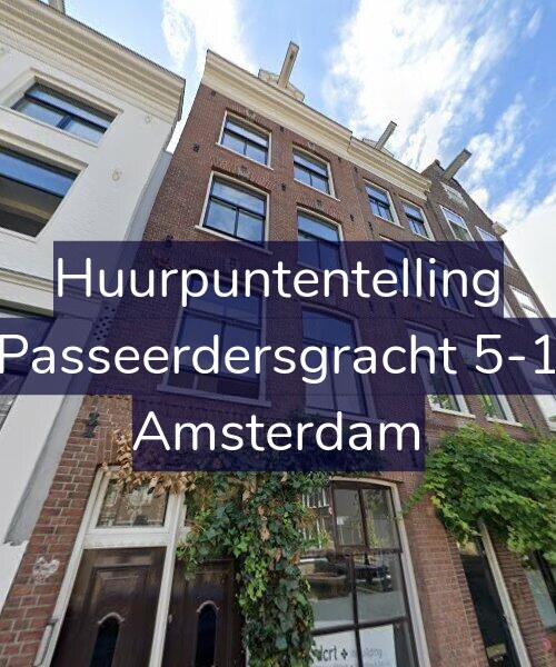 Foto gevel Huurpuntentelling voor Passeerdersgracht 5-1, Amsterdam