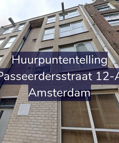 Foto gevel Huurpuntentelling voor Passeerdersstraat 12-A, Amsterdam