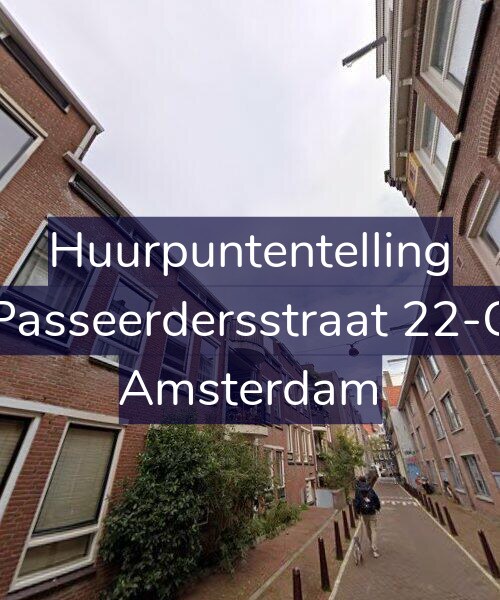 Foto gevel Huurpuntentelling voor Passeerdersstraat 22-C, Amsterdam