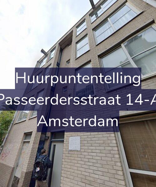 Foto gevel Huurpuntentelling voor Passeerdersstraat 14-A, Amsterdam