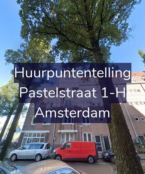 Foto gevel Huurpuntentelling voor Pastelstraat 1-H, Amsterdam