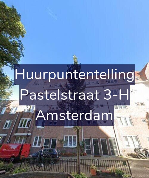 Foto gevel Huurpuntentelling voor Pastelstraat 3-H, Amsterdam