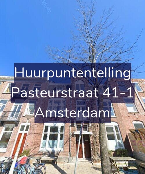 Foto gevel Huurpuntentelling voor Pasteurstraat 41-1, Amsterdam