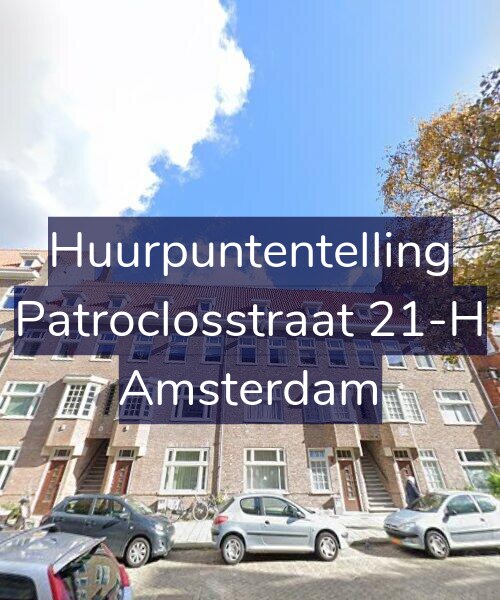 Foto gevel Huurpuntentelling voor Patroclosstraat 21-H, Amsterdam