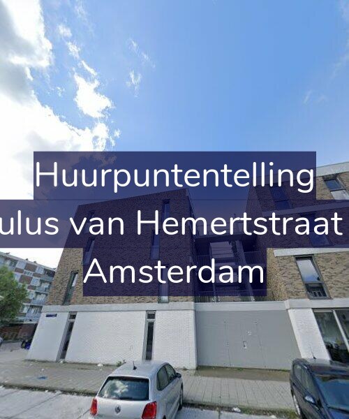 Foto gevel Huurpuntentelling voor Paulus van Hemertstraat 27, Amsterdam