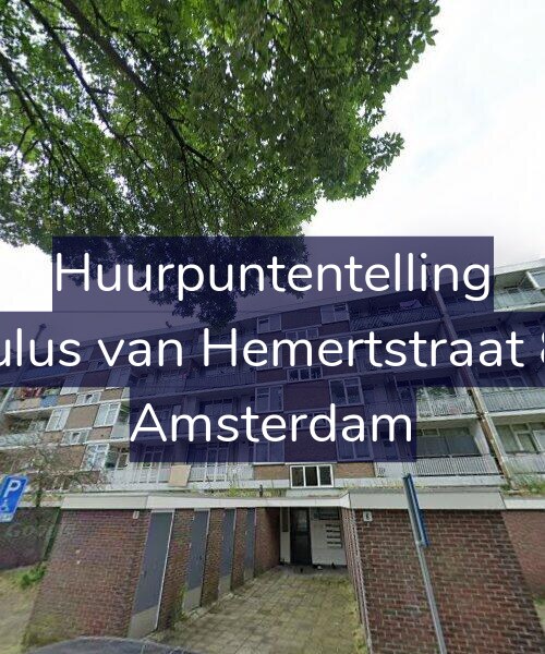 Foto gevel Huurpuntentelling voor Paulus van Hemertstraat 8-4, Amsterdam