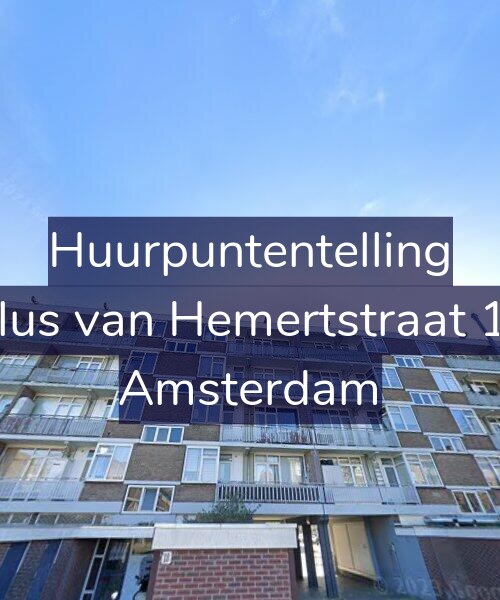 Foto gevel Huurpuntentelling voor Paulus van Hemertstraat 18-2, Amsterdam