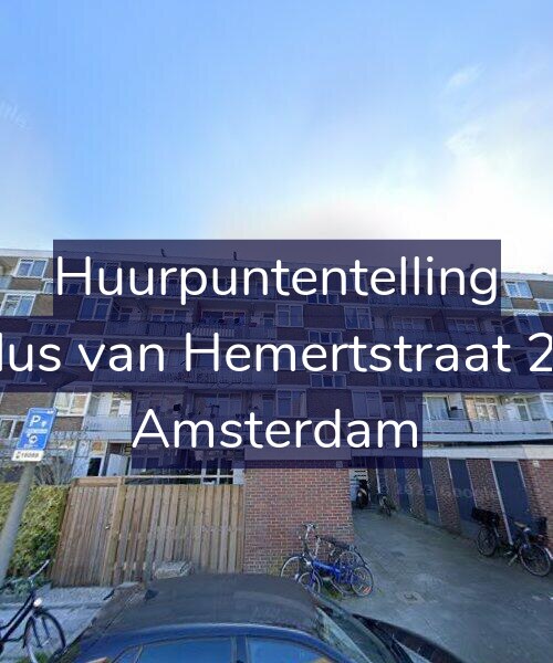 Foto gevel Huurpuntentelling voor Paulus van Hemertstraat 24-H, Amsterdam