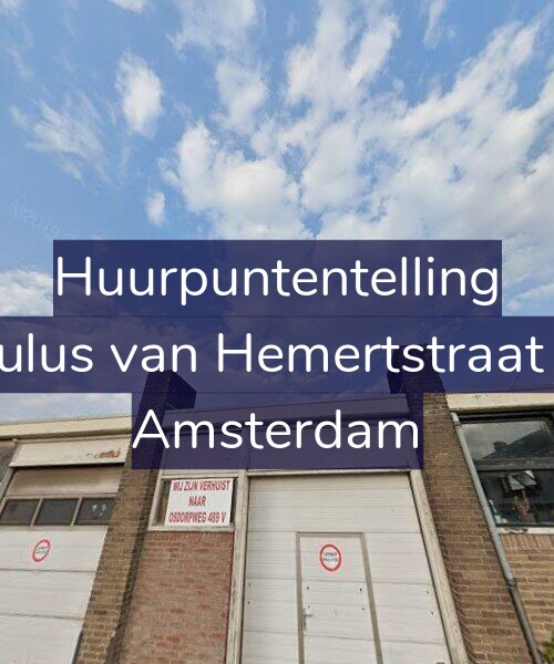 Foto gevel Huurpuntentelling voor Paulus van Hemertstraat 33, Amsterdam