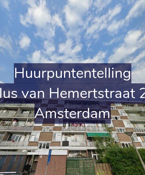 Foto gevel Huurpuntentelling voor Paulus van Hemertstraat 26-2, Amsterdam