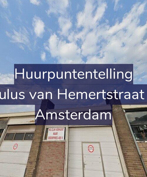 Foto gevel Huurpuntentelling voor Paulus van Hemertstraat 23, Amsterdam