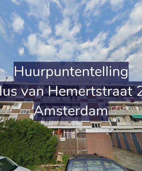 Foto gevel Huurpuntentelling voor Paulus van Hemertstraat 28-4, Amsterdam