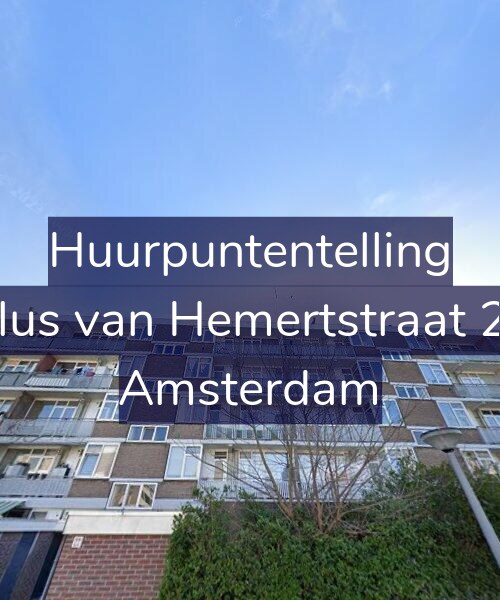 Foto gevel Huurpuntentelling voor Paulus van Hemertstraat 22-3, Amsterdam