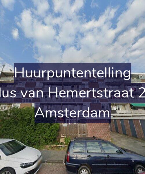 Foto gevel Huurpuntentelling voor Paulus van Hemertstraat 28-H, Amsterdam
