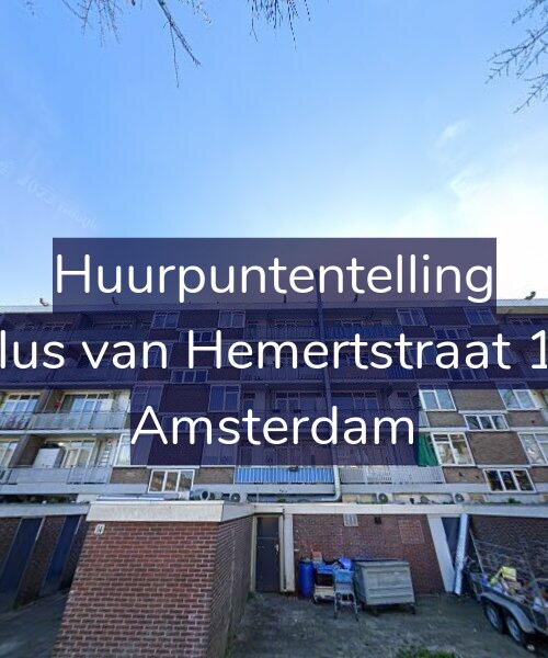Foto gevel Huurpuntentelling voor Paulus van Hemertstraat 14-4, Amsterdam