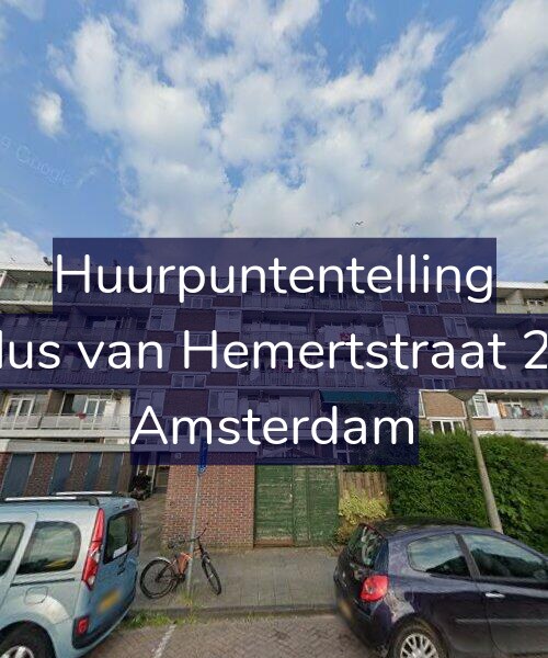 Foto gevel Huurpuntentelling voor Paulus van Hemertstraat 26-H, Amsterdam