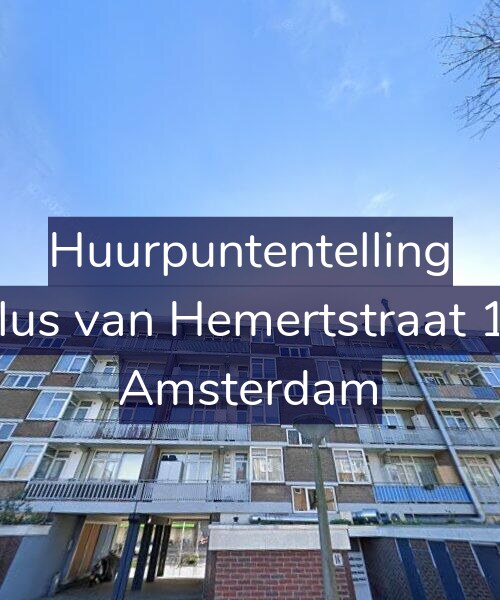 Foto gevel Huurpuntentelling voor Paulus van Hemertstraat 16-3, Amsterdam
