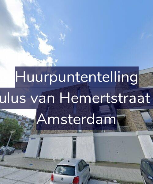 Foto gevel Huurpuntentelling voor Paulus van Hemertstraat 29, Amsterdam