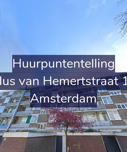 Foto gevel Huurpuntentelling voor Paulus van Hemertstraat 10-2, Amsterdam