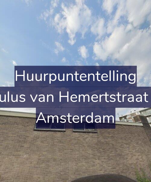Foto gevel Huurpuntentelling voor Paulus van Hemertstraat 41, Amsterdam