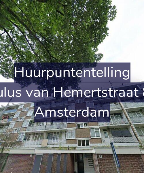 Foto gevel Huurpuntentelling voor Paulus van Hemertstraat 8-2, Amsterdam