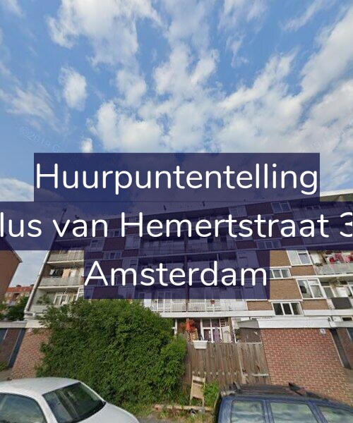 Foto gevel Huurpuntentelling voor Paulus van Hemertstraat 30-1, Amsterdam
