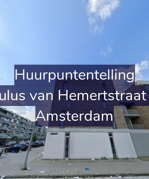 Foto gevel Huurpuntentelling voor Paulus van Hemertstraat 49, Amsterdam