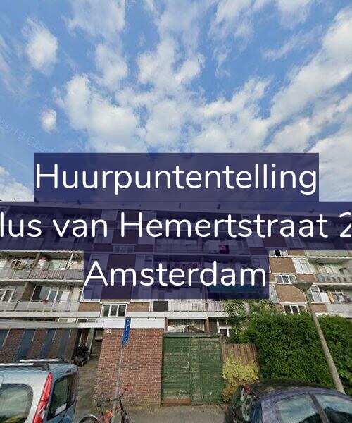 Foto gevel Huurpuntentelling voor Paulus van Hemertstraat 26-1, Amsterdam