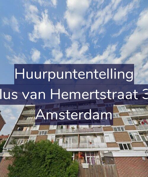 Foto gevel Huurpuntentelling voor Paulus van Hemertstraat 30-3, Amsterdam