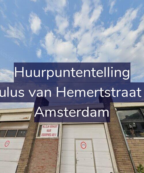 Foto gevel Huurpuntentelling voor Paulus van Hemertstraat 43, Amsterdam