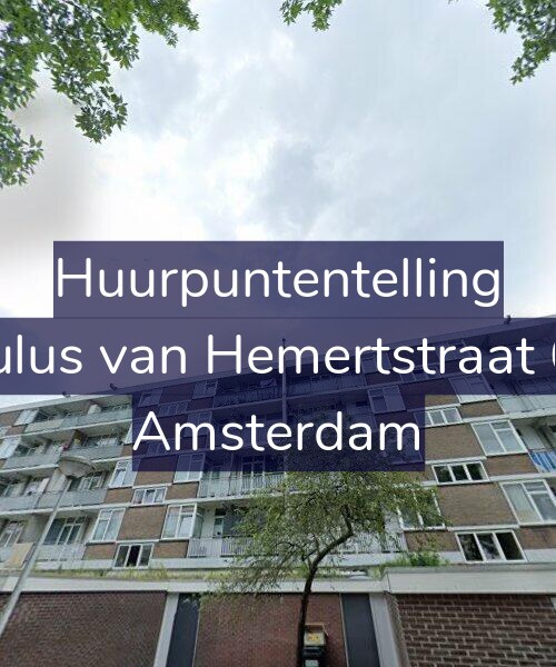 Foto gevel Huurpuntentelling voor Paulus van Hemertstraat 6-3, Amsterdam
