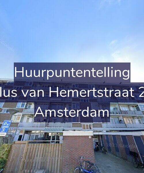 Foto gevel Huurpuntentelling voor Paulus van Hemertstraat 24-1, Amsterdam