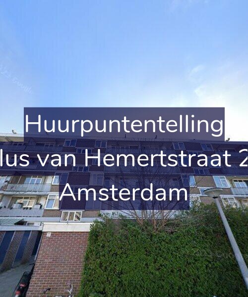Foto gevel Huurpuntentelling voor Paulus van Hemertstraat 22-4, Amsterdam