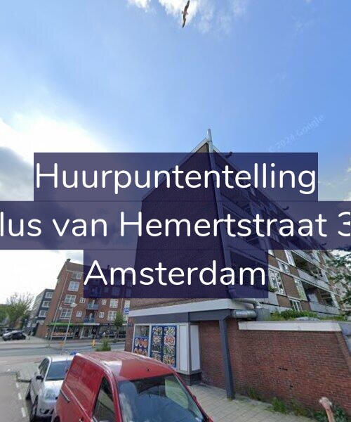 Foto gevel Huurpuntentelling voor Paulus van Hemertstraat 32-1, Amsterdam