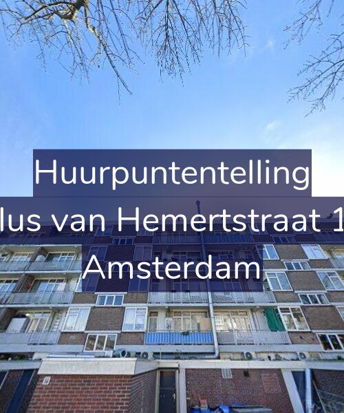 Foto gevel Huurpuntentelling voor Paulus van Hemertstraat 14-2, Amsterdam