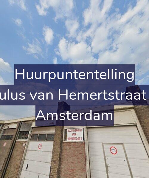 Foto gevel Huurpuntentelling voor Paulus van Hemertstraat 35, Amsterdam